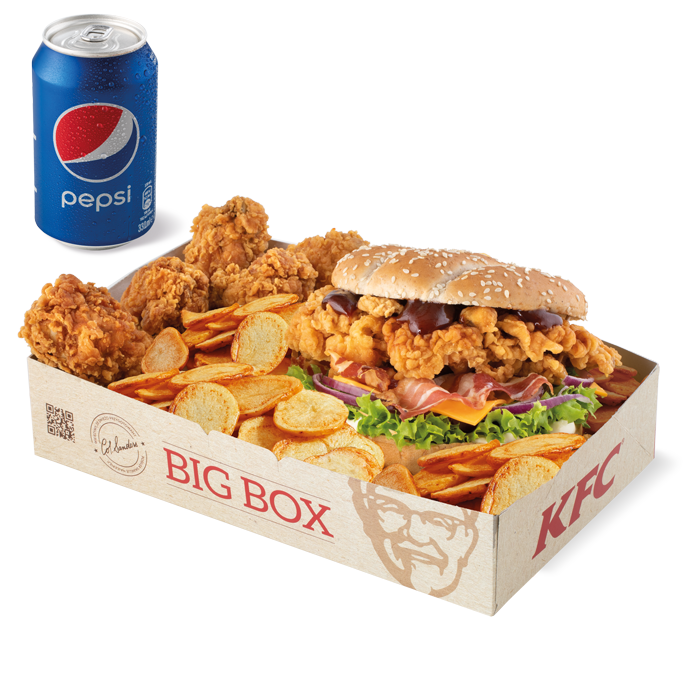 Texas Grander Box menu KFC